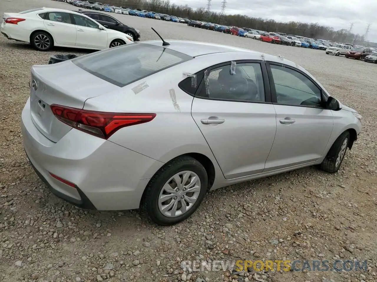 3 fotografías del automóvil dañado 3KPC24A68LE107004 HYUNDAI ACCENT 2020