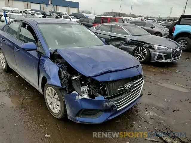 11 fotografías del automóvil dañado 3KPC24A68LE108458 HYUNDAI ACCENT 2020