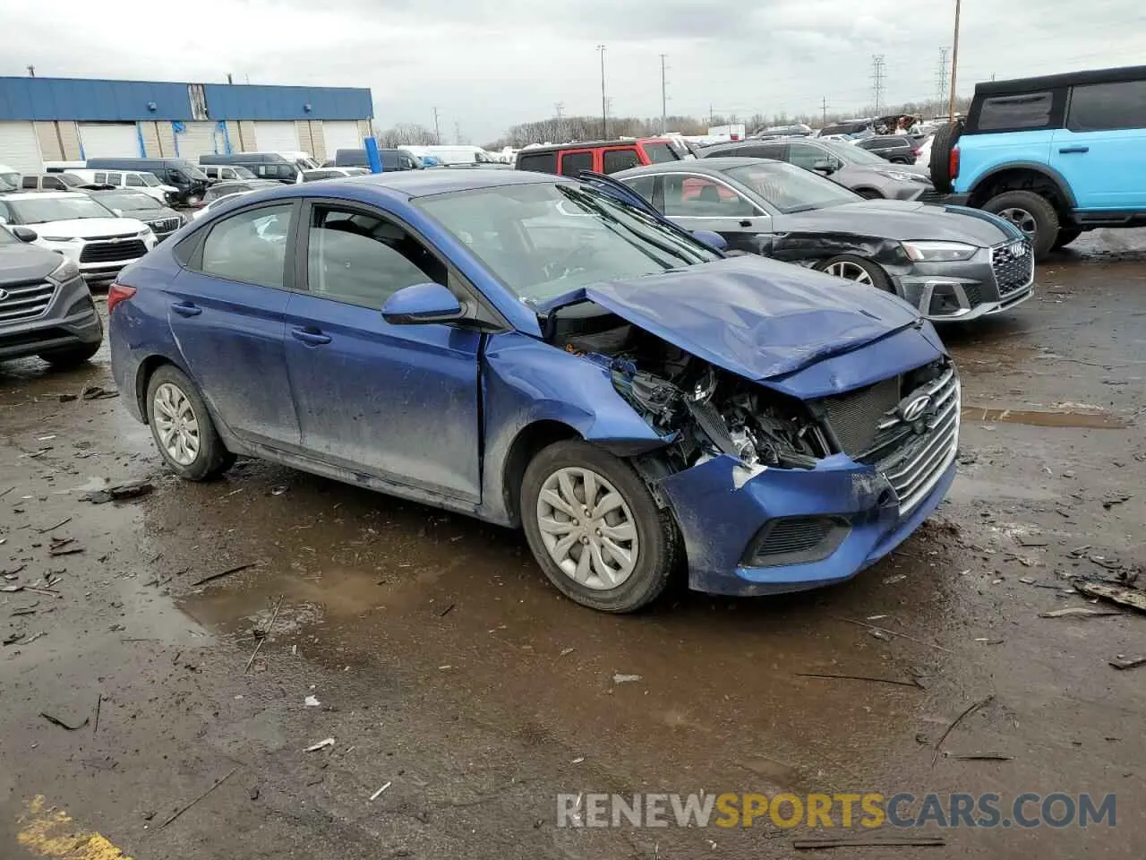 4 fotografías del automóvil dañado 3KPC24A68LE108458 HYUNDAI ACCENT 2020
