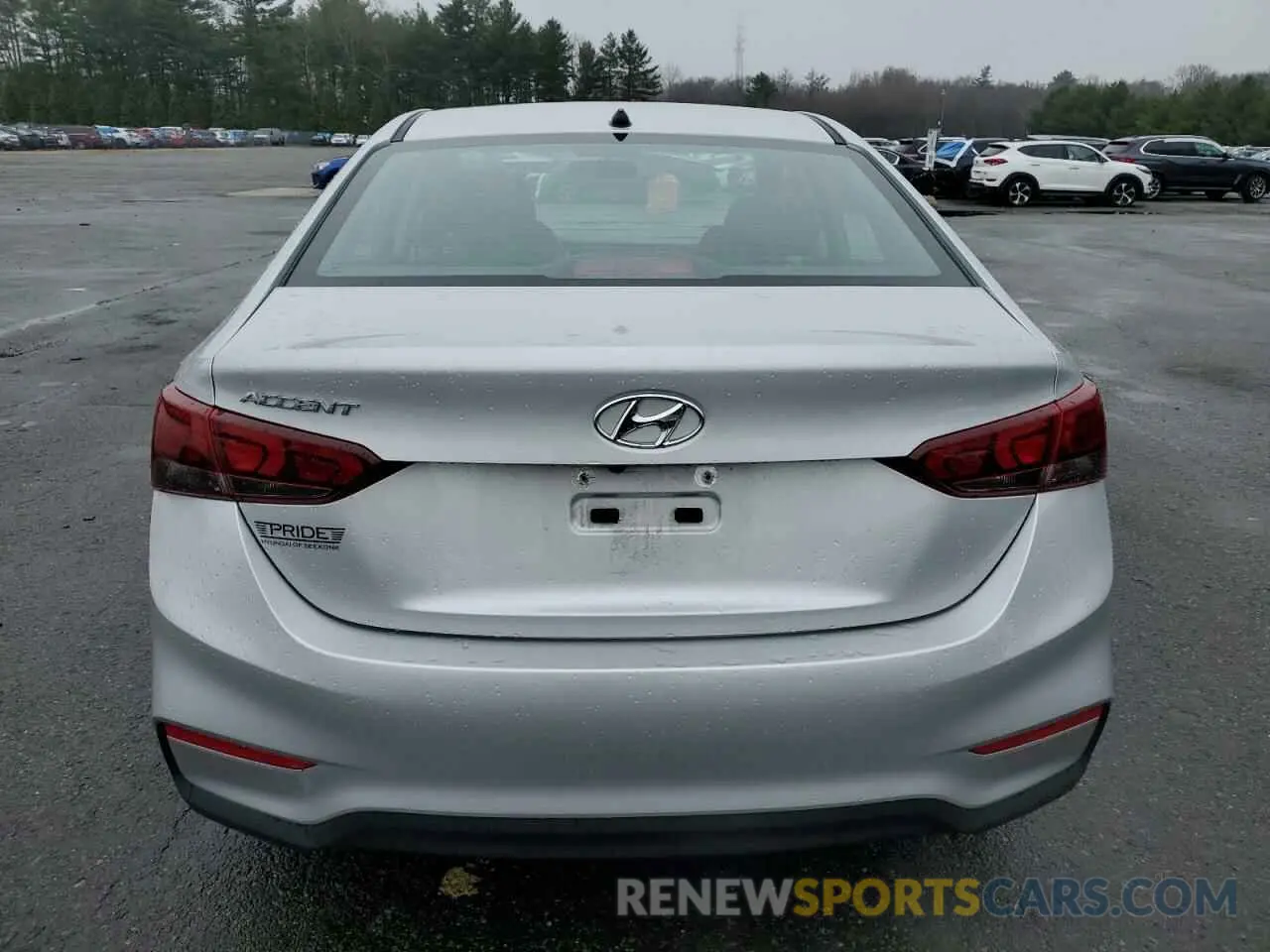 6 fotografías del automóvil dañado 3KPC24A69LE106315 HYUNDAI ACCENT 2020