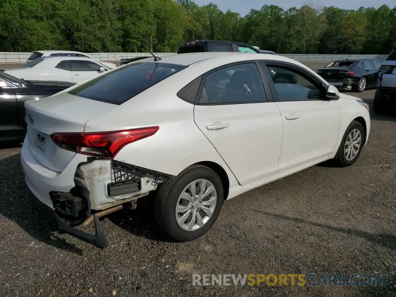3 fotografías del automóvil dañado 3KPC24A69LE116116 HYUNDAI ACCENT 2020
