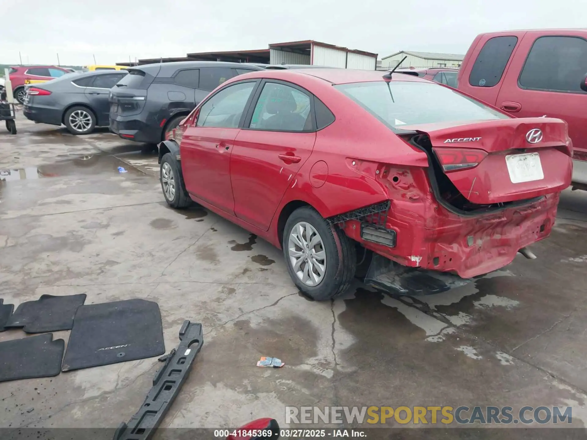 3 fotografías del automóvil dañado 3KPC24A69LE118772 HYUNDAI ACCENT 2020