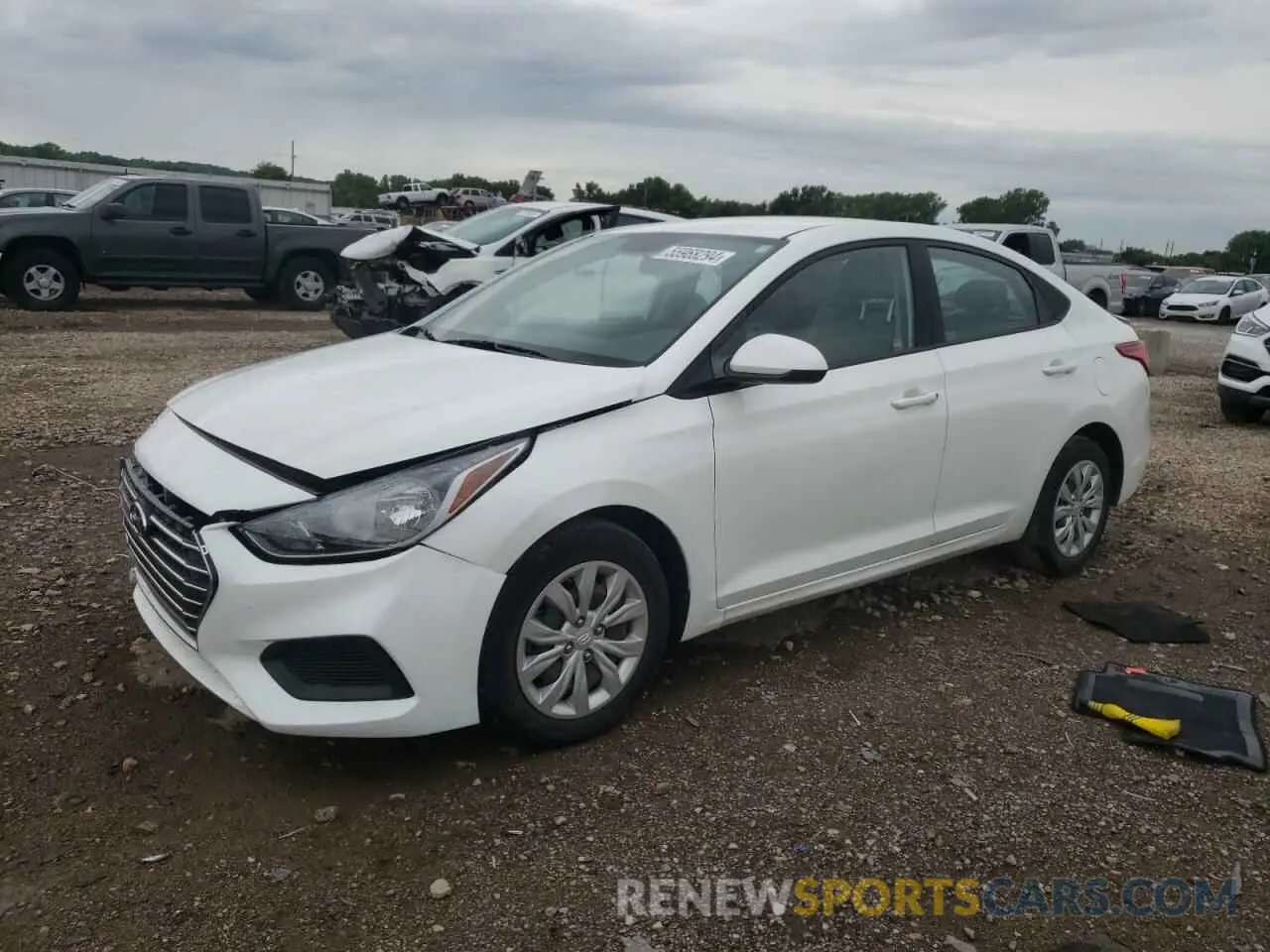1 fotografías del automóvil dañado 3KPC24A69LE123955 HYUNDAI ACCENT 2020