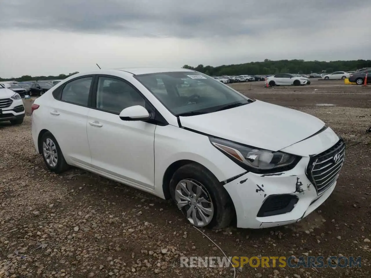 4 fotografías del automóvil dañado 3KPC24A69LE123955 HYUNDAI ACCENT 2020