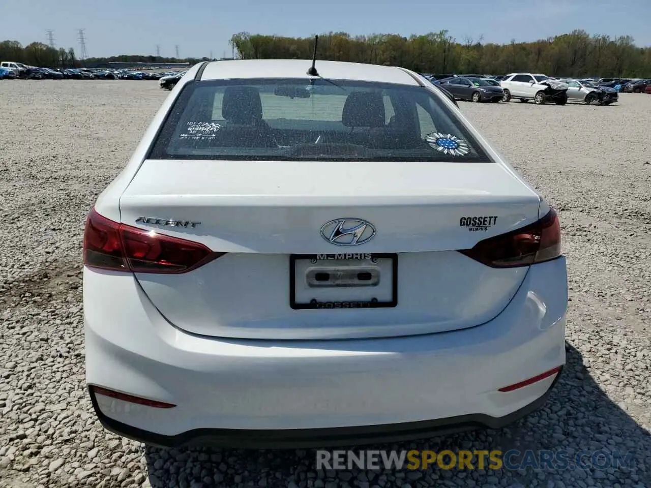 6 fotografías del automóvil dañado 3KPC24A6XLE094286 HYUNDAI ACCENT 2020