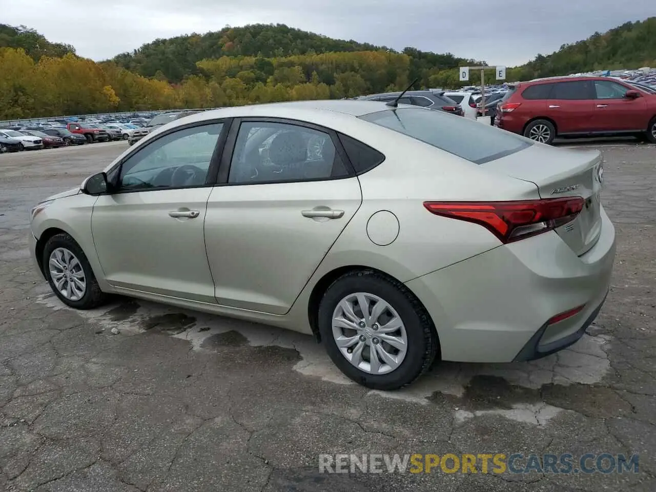 2 fotografías del automóvil dañado 3KPC24A6XLE108378 HYUNDAI ACCENT 2020