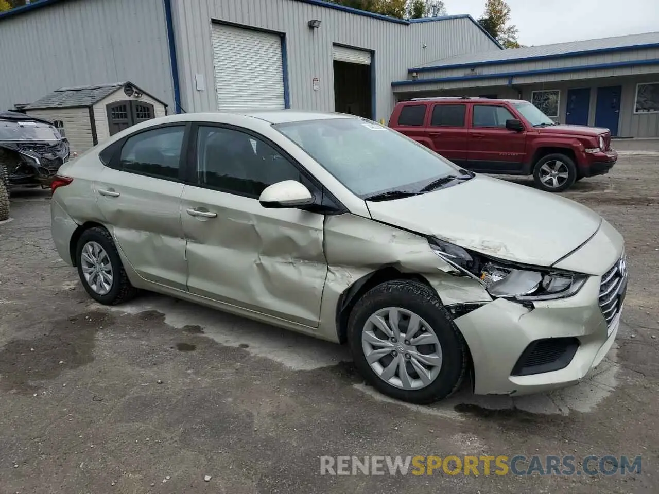 4 fotografías del automóvil dañado 3KPC24A6XLE108378 HYUNDAI ACCENT 2020