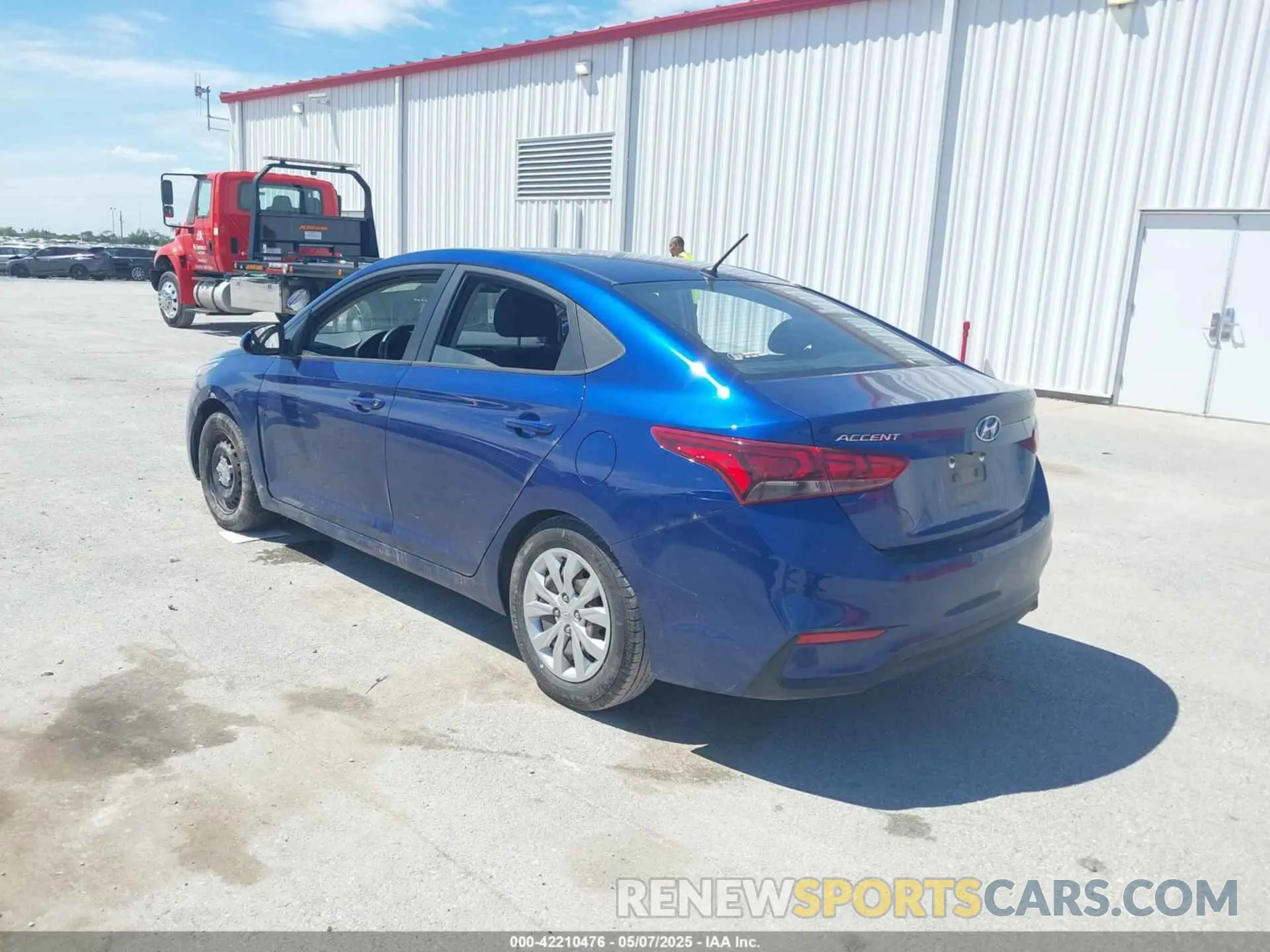 3 fotografías del automóvil dañado 3KPC24A6XLE126718 HYUNDAI ACCENT 2020
