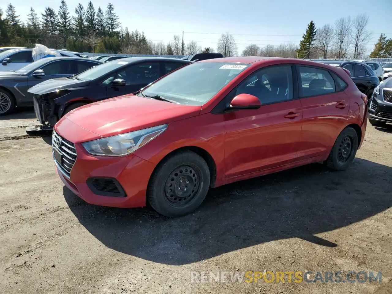 1 fotografías del automóvil dañado 3KPC25A62LE108252 HYUNDAI ACCENT 2020