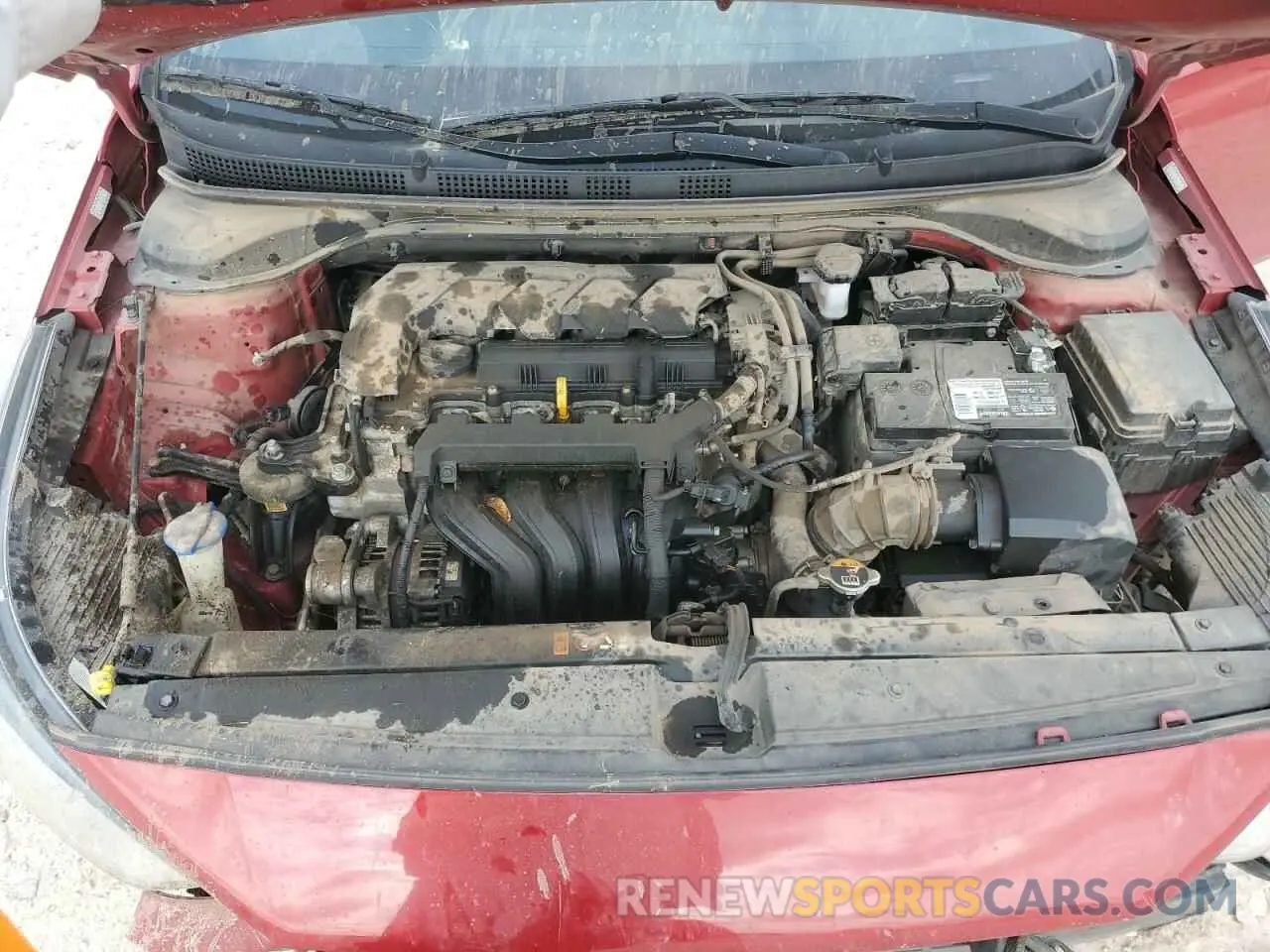 12 fotografías del automóvil dañado 3KPC24A60ME128818 HYUNDAI ACCENT 2021
