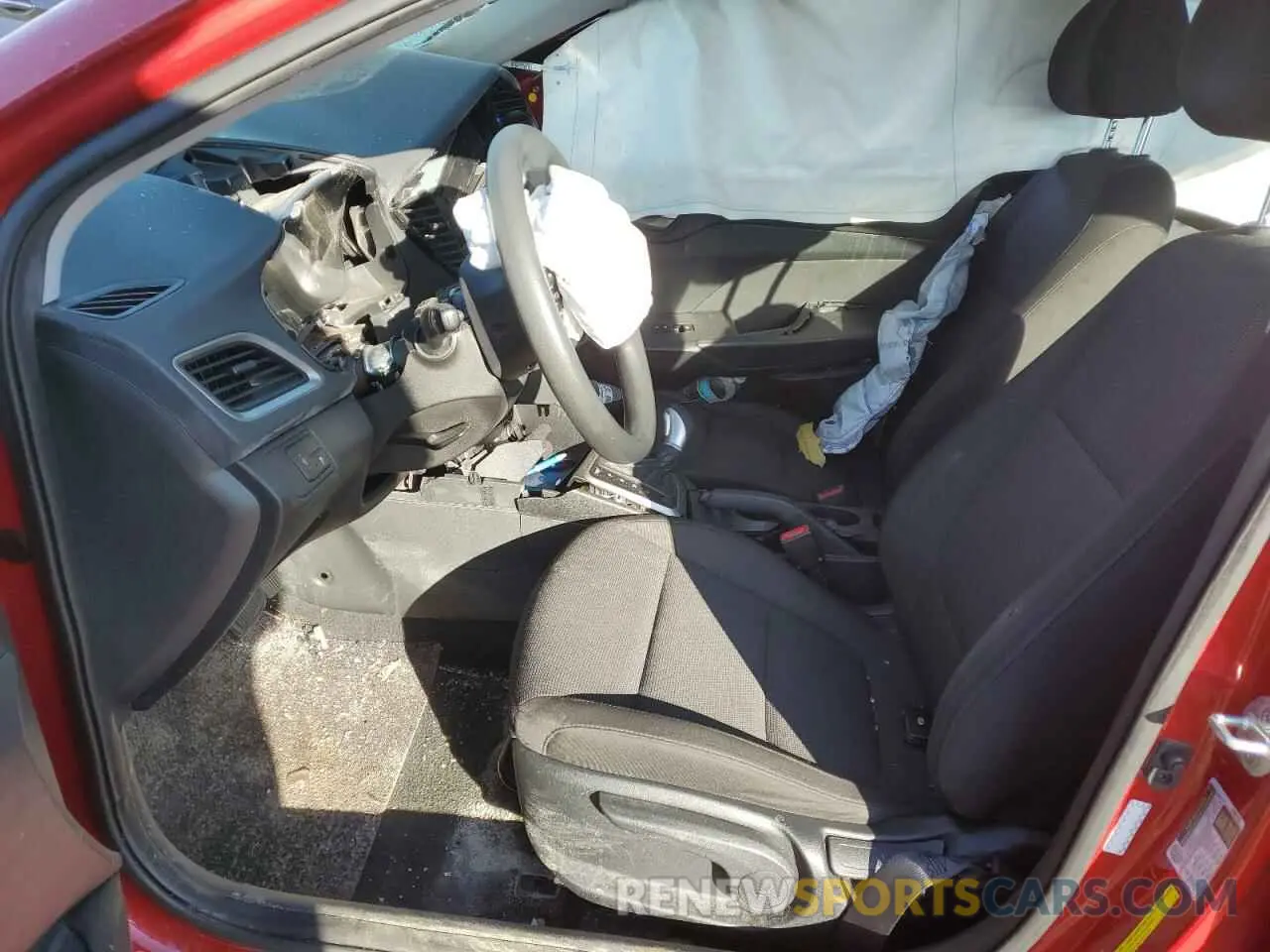 7 fotografías del automóvil dañado 3KPC24A60ME128964 HYUNDAI ACCENT 2021