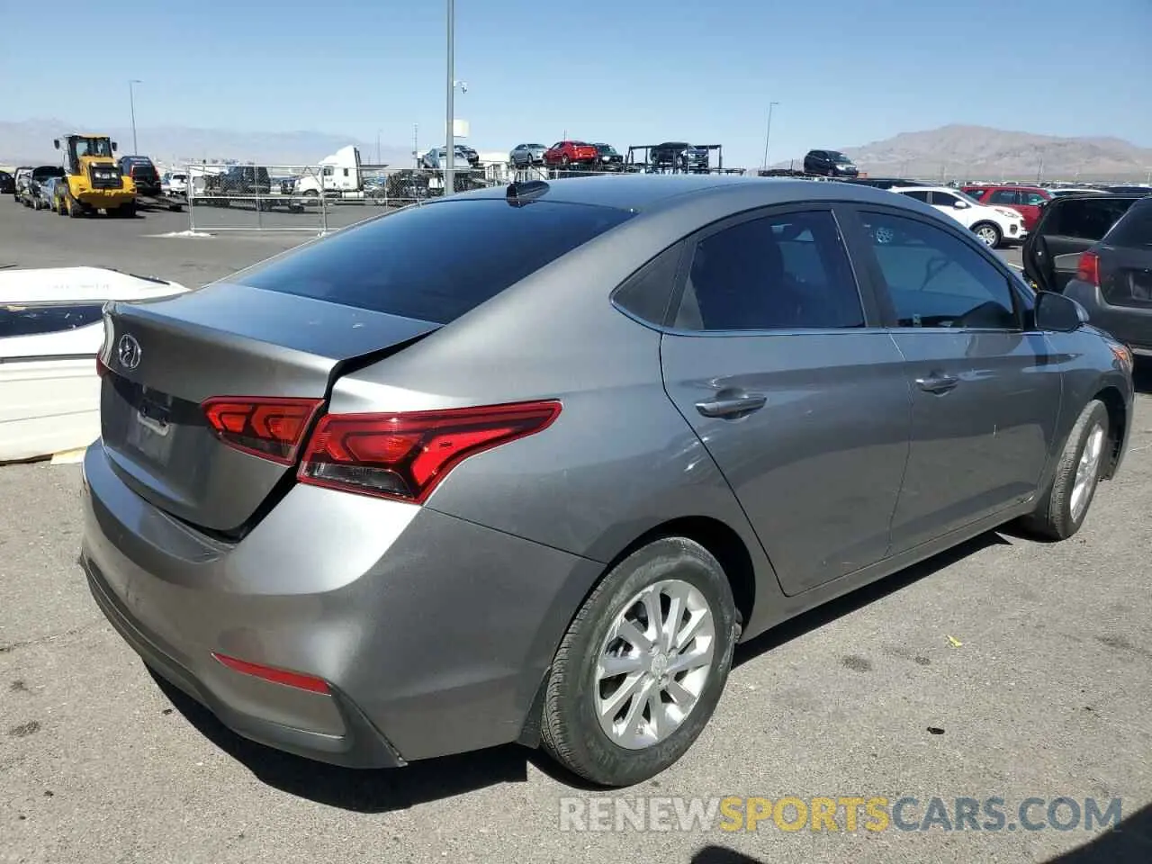 3 fotografías del automóvil dañado 3KPC24A60ME134604 HYUNDAI ACCENT 2021