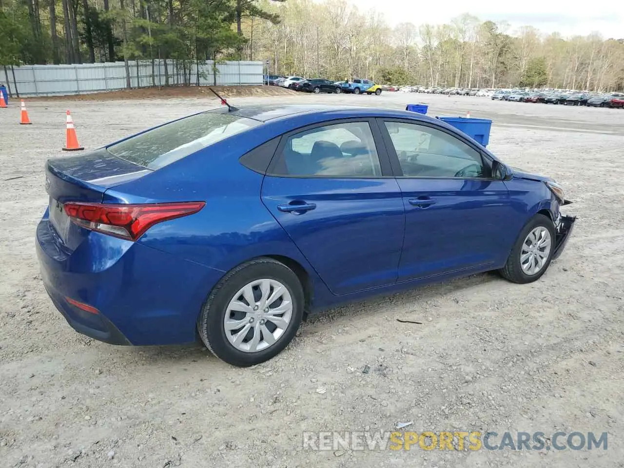 3 fotografías del automóvil dañado 3KPC24A60ME136966 HYUNDAI ACCENT 2021