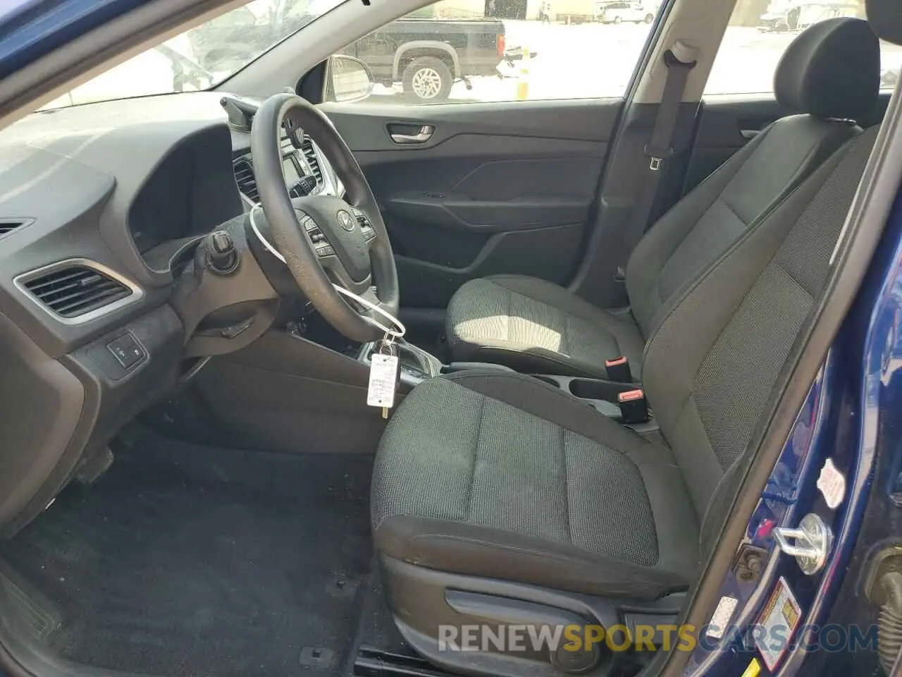 7 fotografías del automóvil dañado 3KPC24A60ME136966 HYUNDAI ACCENT 2021