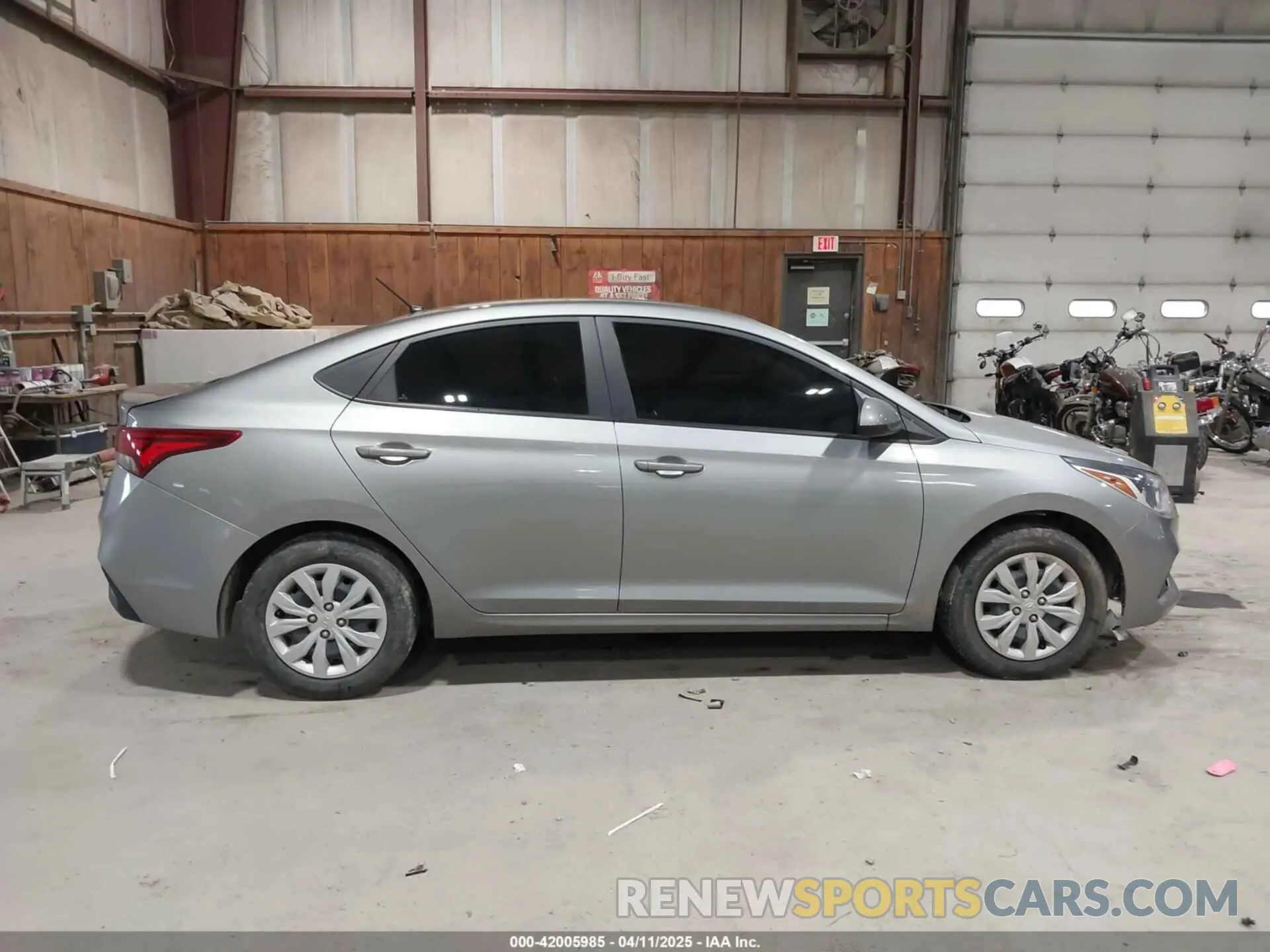 12 fotografías del automóvil dañado 3KPC24A61ME133509 HYUNDAI ACCENT 2021