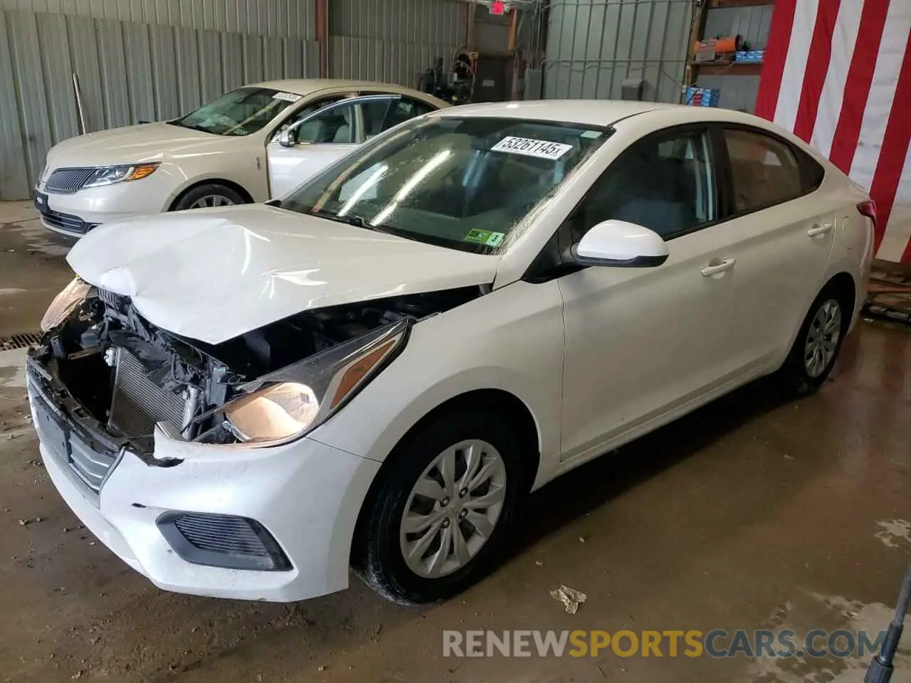 1 fotografías del automóvil dañado 3KPC24A62ME129453 HYUNDAI ACCENT 2021