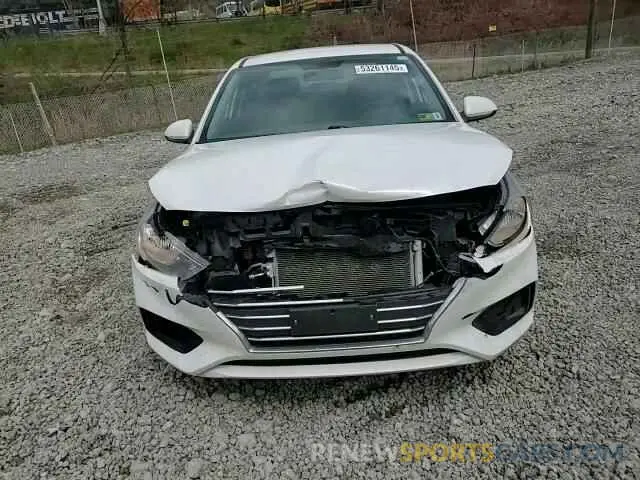 11 fotografías del automóvil dañado 3KPC24A62ME129453 HYUNDAI ACCENT 2021