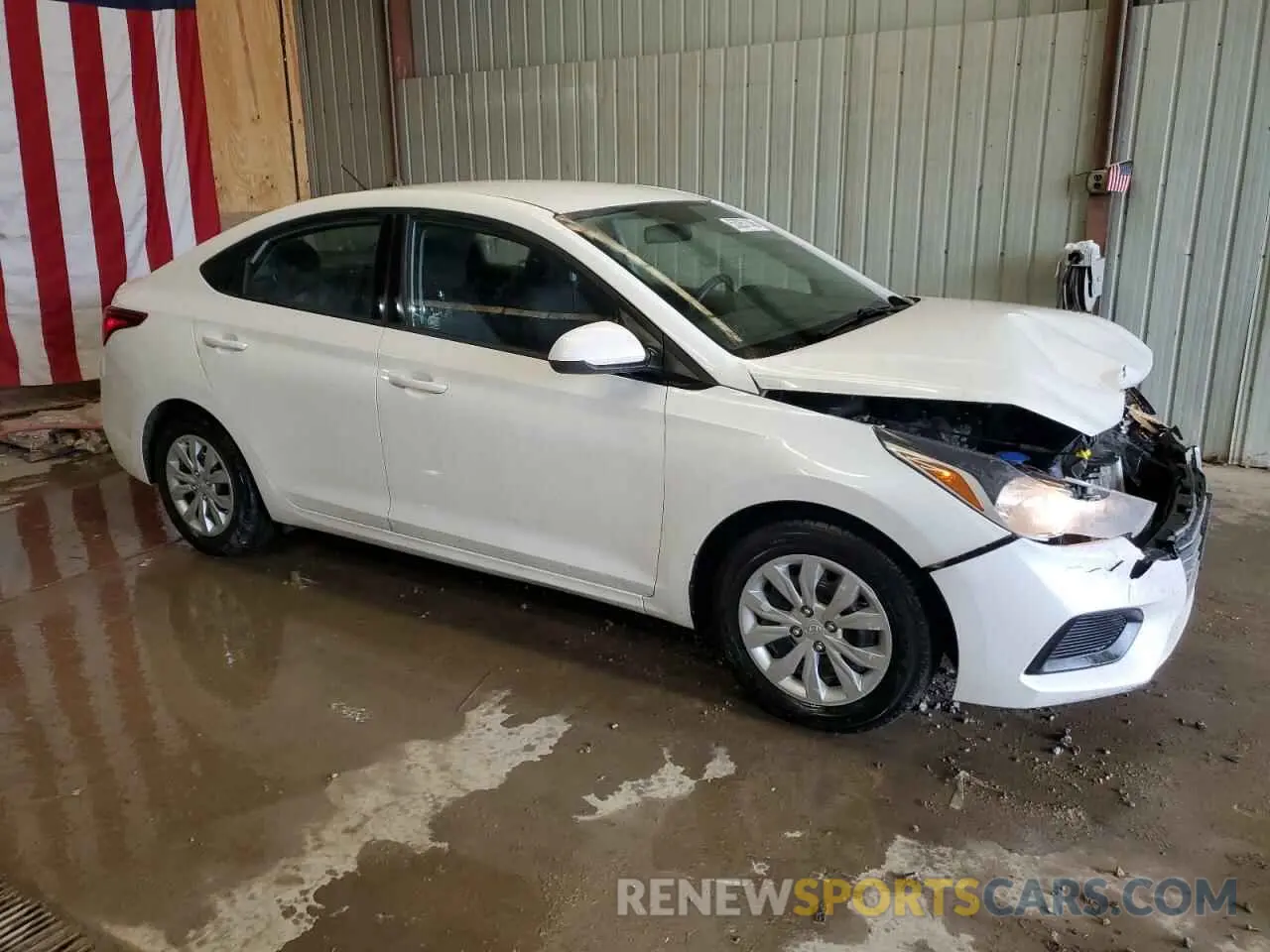 4 fotografías del automóvil dañado 3KPC24A62ME129453 HYUNDAI ACCENT 2021