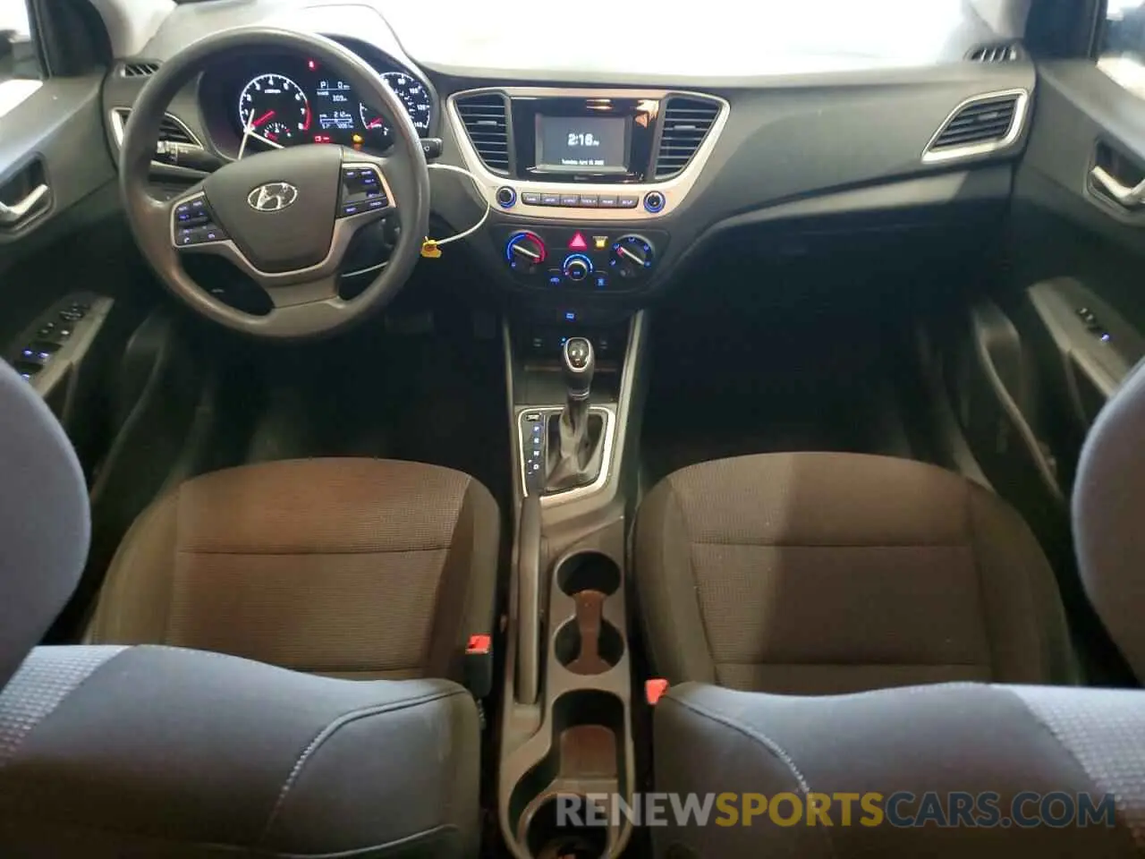 8 fotografías del automóvil dañado 3KPC24A62ME129453 HYUNDAI ACCENT 2021