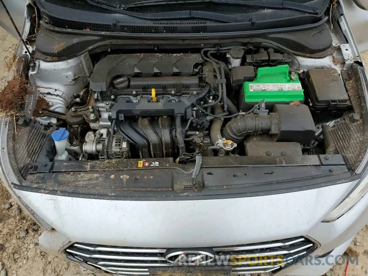 12 fotografías del automóvil dañado 3KPC24A62ME129887 HYUNDAI ACCENT 2021