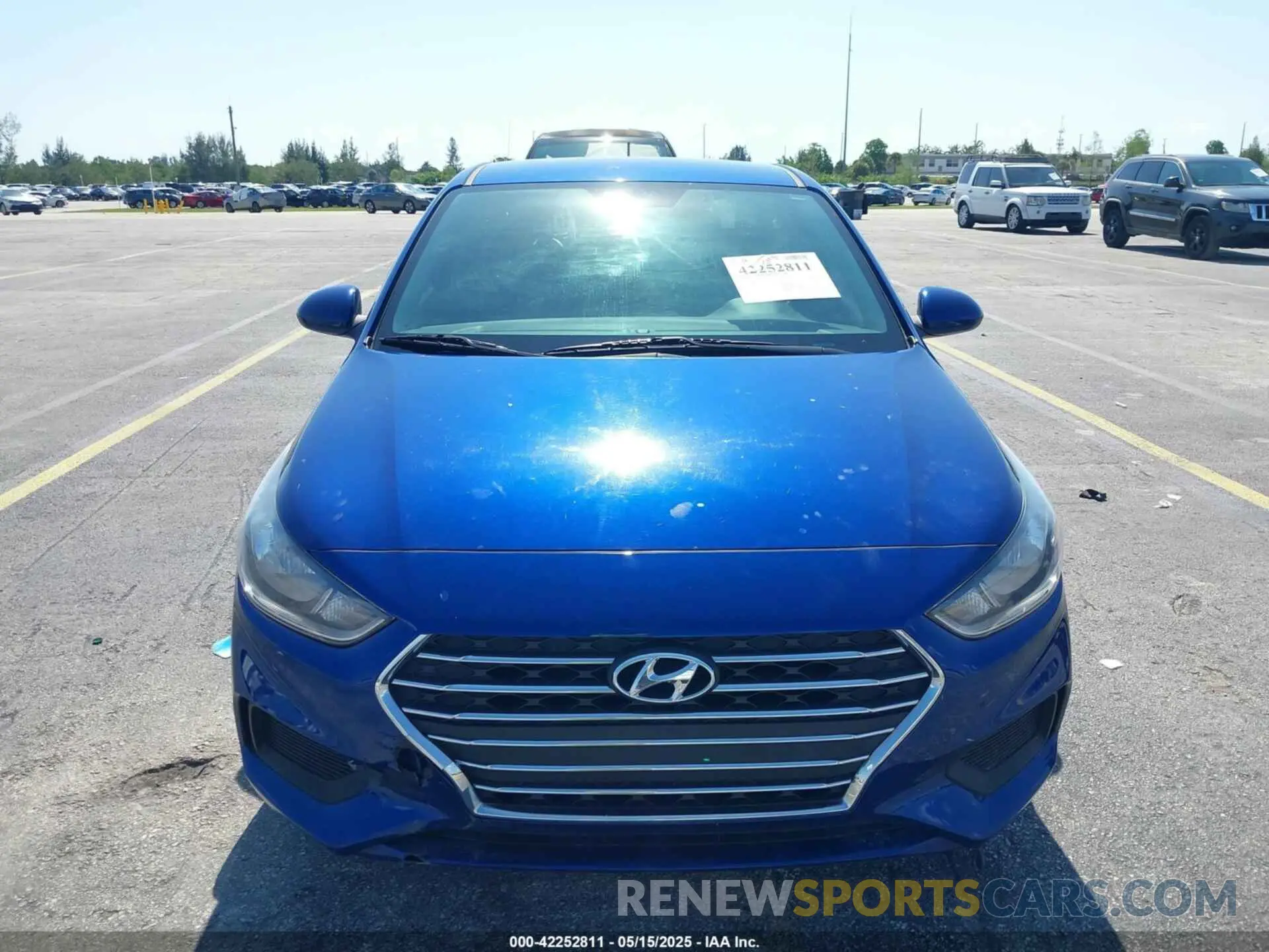 11 fotografías del automóvil dañado 3KPC24A62ME130733 HYUNDAI ACCENT 2021