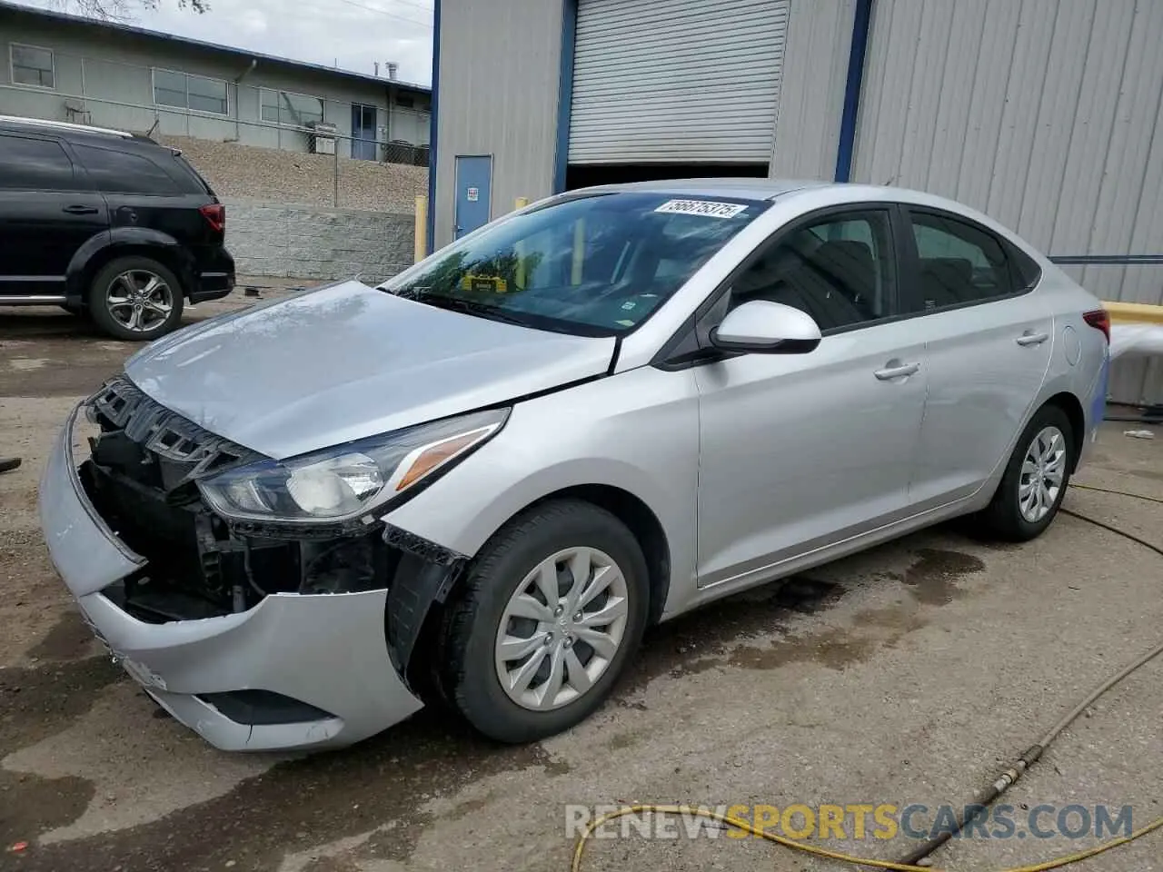 1 fotografías del automóvil dañado 3KPC24A62ME131784 HYUNDAI ACCENT 2021