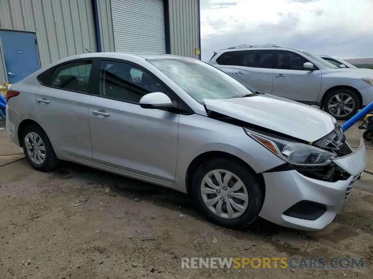 4 fotografías del automóvil dañado 3KPC24A62ME131784 HYUNDAI ACCENT 2021