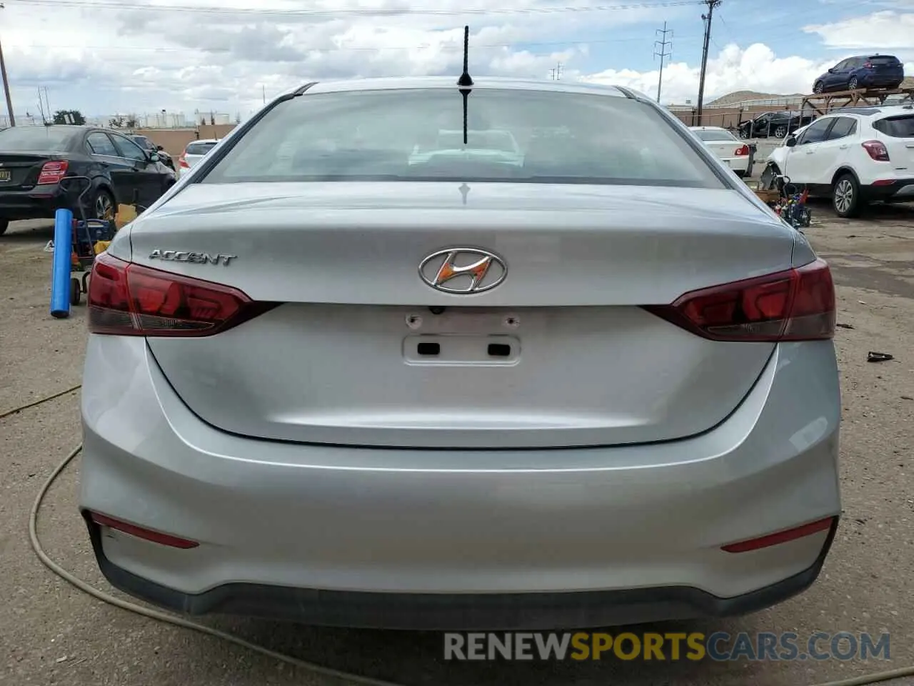 6 fotografías del automóvil dañado 3KPC24A62ME131784 HYUNDAI ACCENT 2021