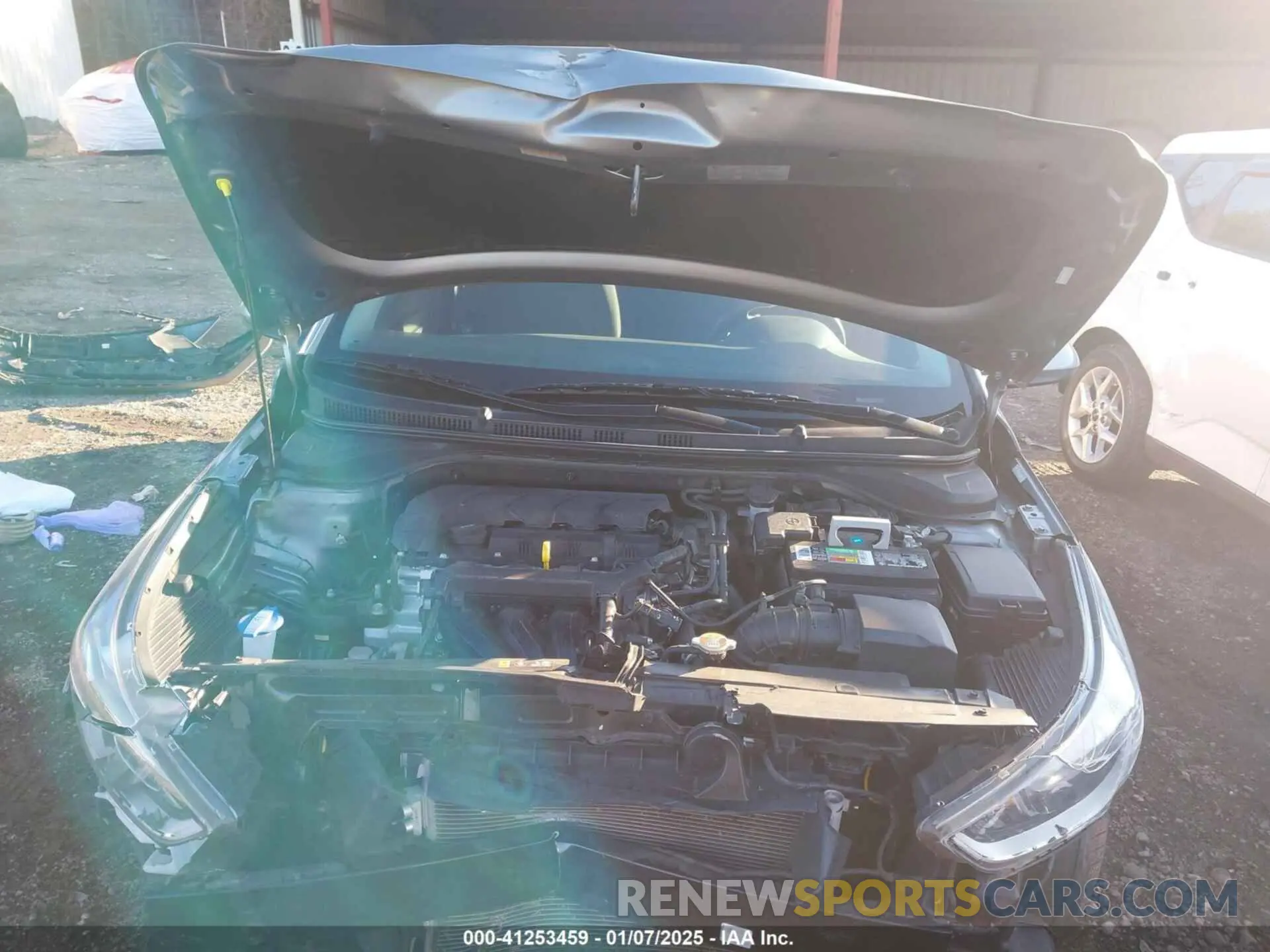 10 fotografías del automóvil dañado 3KPC24A62ME136645 HYUNDAI ACCENT 2021