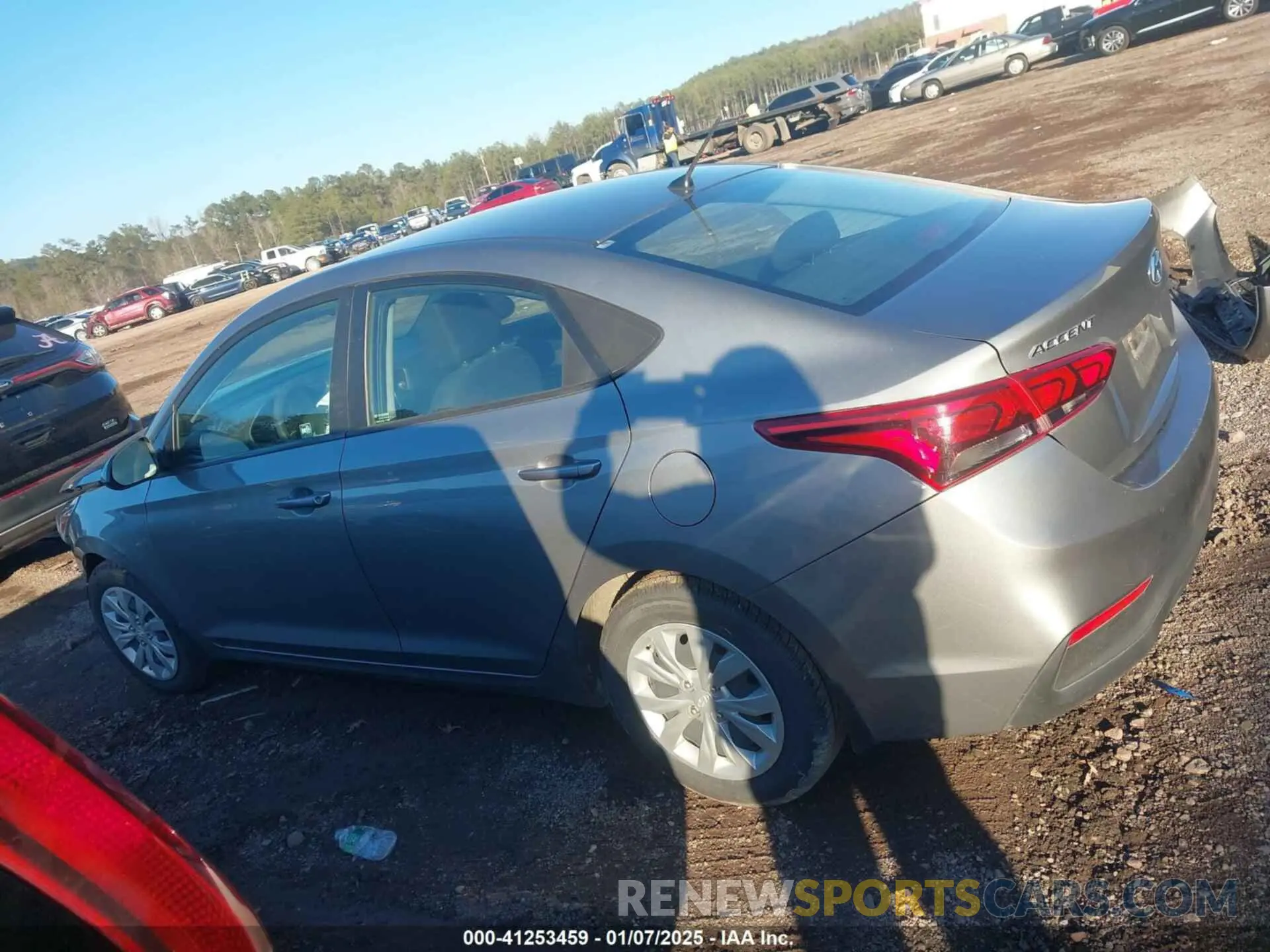 14 fotografías del automóvil dañado 3KPC24A62ME136645 HYUNDAI ACCENT 2021
