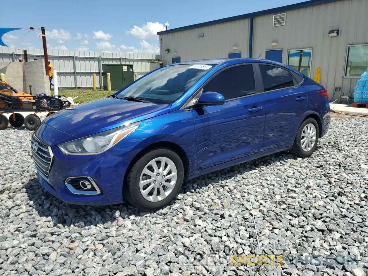 1 fotografías del automóvil dañado 3KPC24A62ME137097 HYUNDAI ACCENT 2021