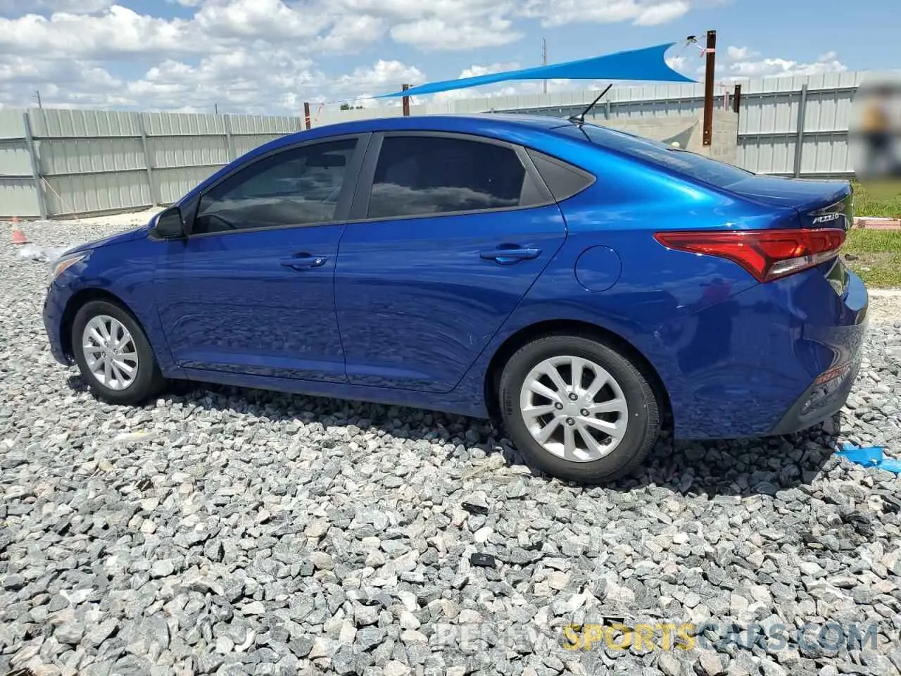 2 fotografías del automóvil dañado 3KPC24A62ME137097 HYUNDAI ACCENT 2021