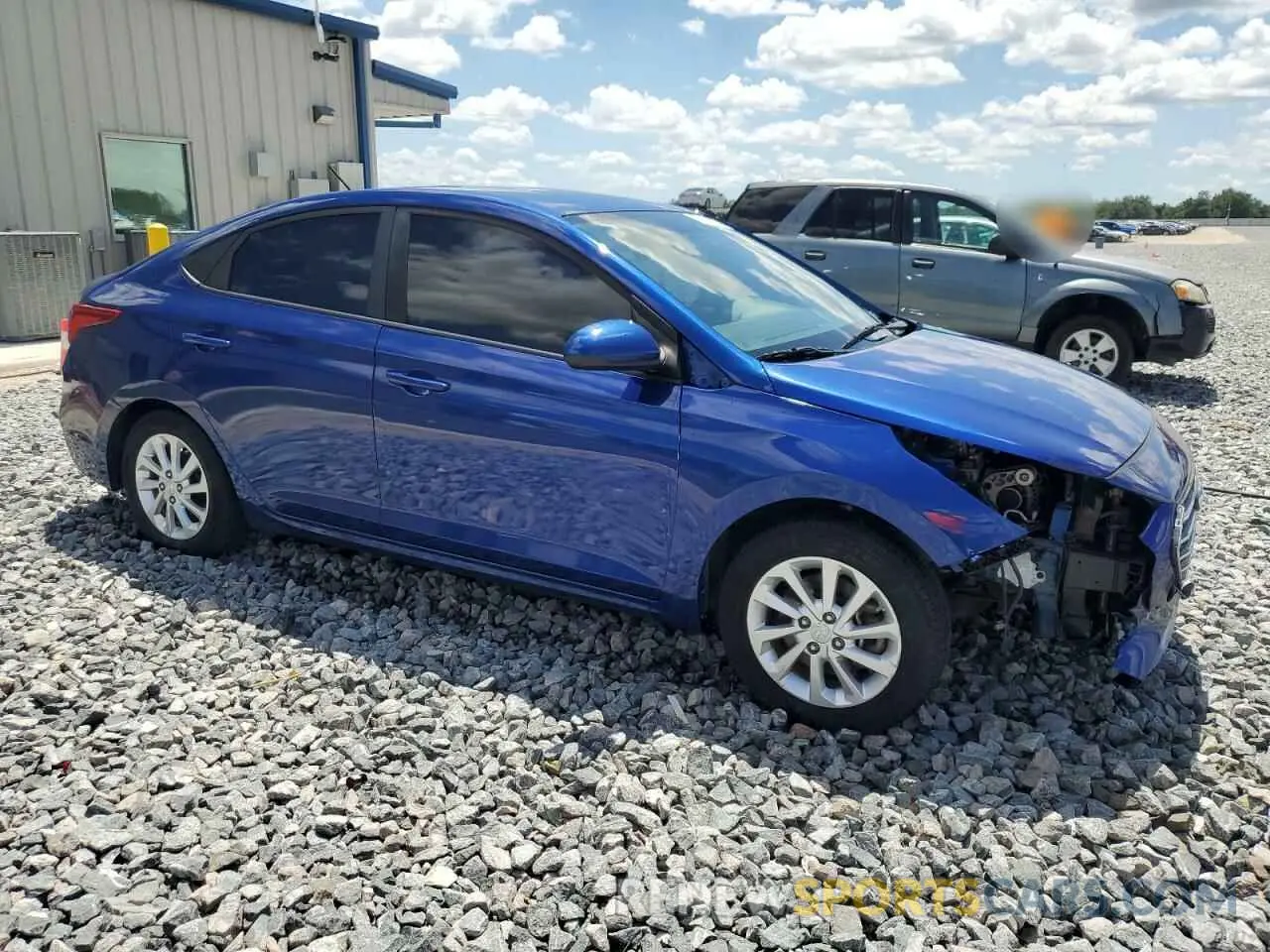4 fotografías del automóvil dañado 3KPC24A62ME137097 HYUNDAI ACCENT 2021
