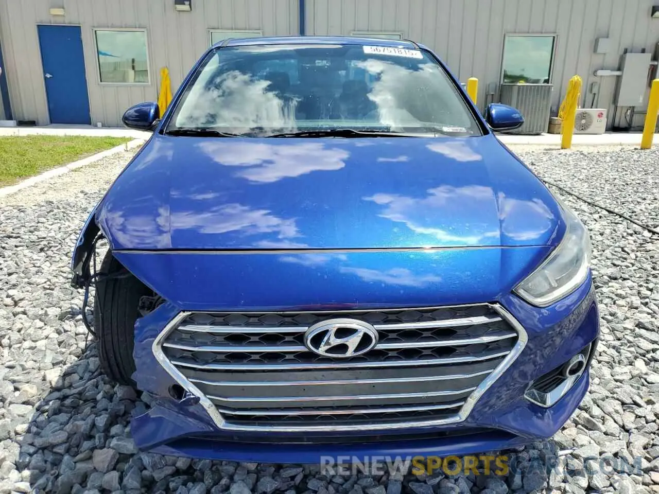 5 fotografías del automóvil dañado 3KPC24A62ME137097 HYUNDAI ACCENT 2021
