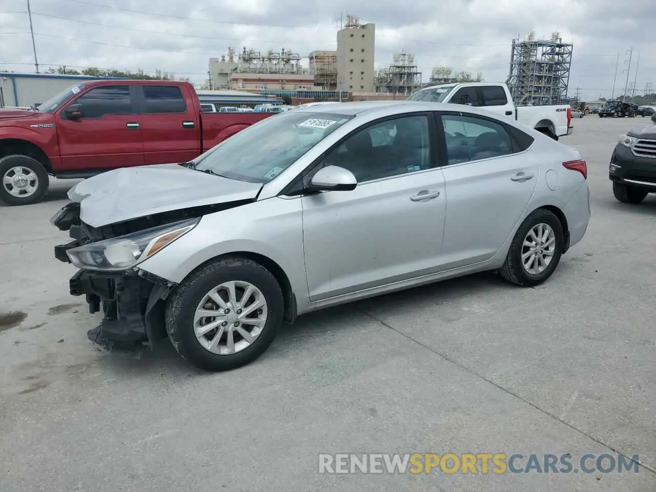 1 fotografías del automóvil dañado 3KPC24A63ME139568 HYUNDAI ACCENT 2021