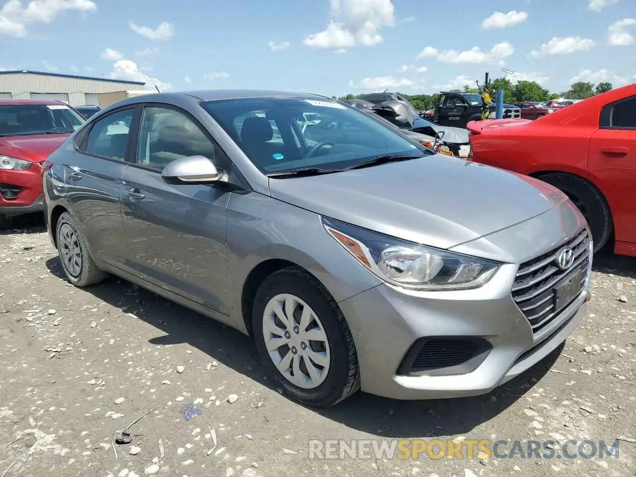 4 fotografías del automóvil dañado 3KPC24A63ME149355 HYUNDAI ACCENT 2021