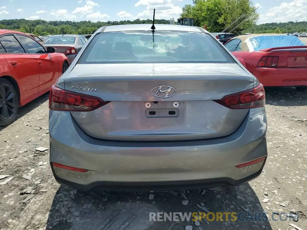 6 fotografías del automóvil dañado 3KPC24A63ME149355 HYUNDAI ACCENT 2021