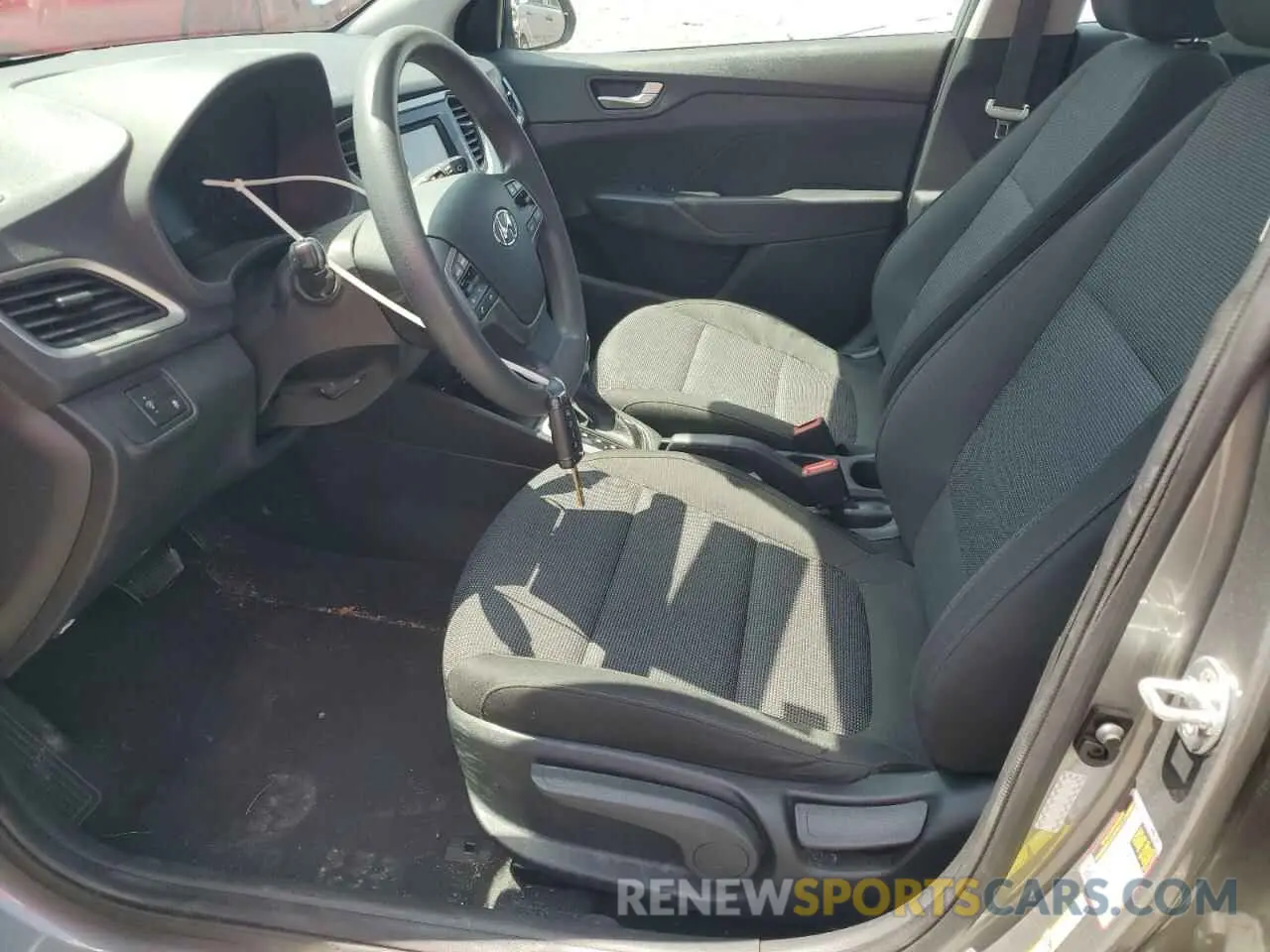 7 fotografías del automóvil dañado 3KPC24A63ME149355 HYUNDAI ACCENT 2021