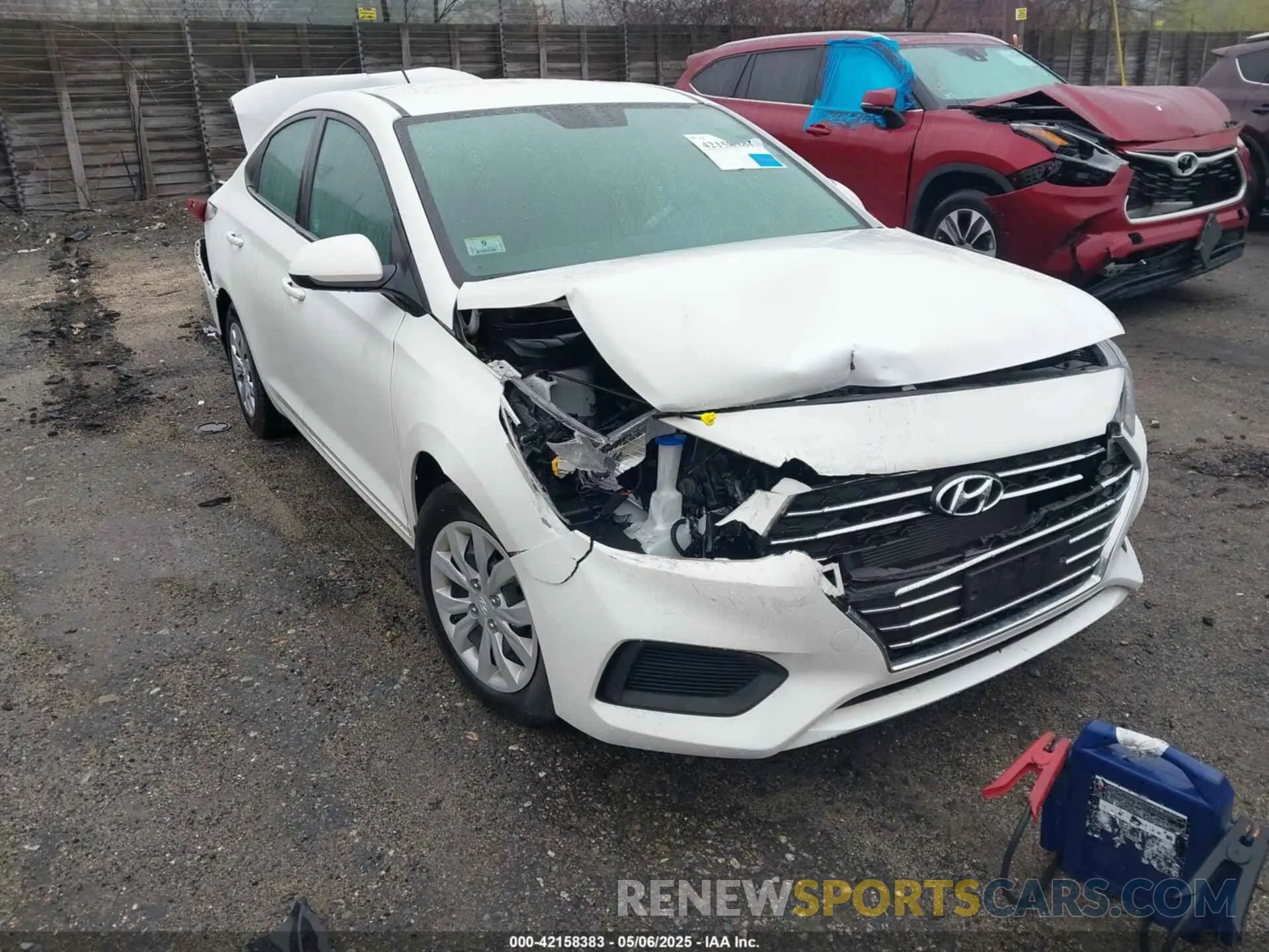 1 fotografías del automóvil dañado 3KPC24A63ME152837 HYUNDAI ACCENT 2021