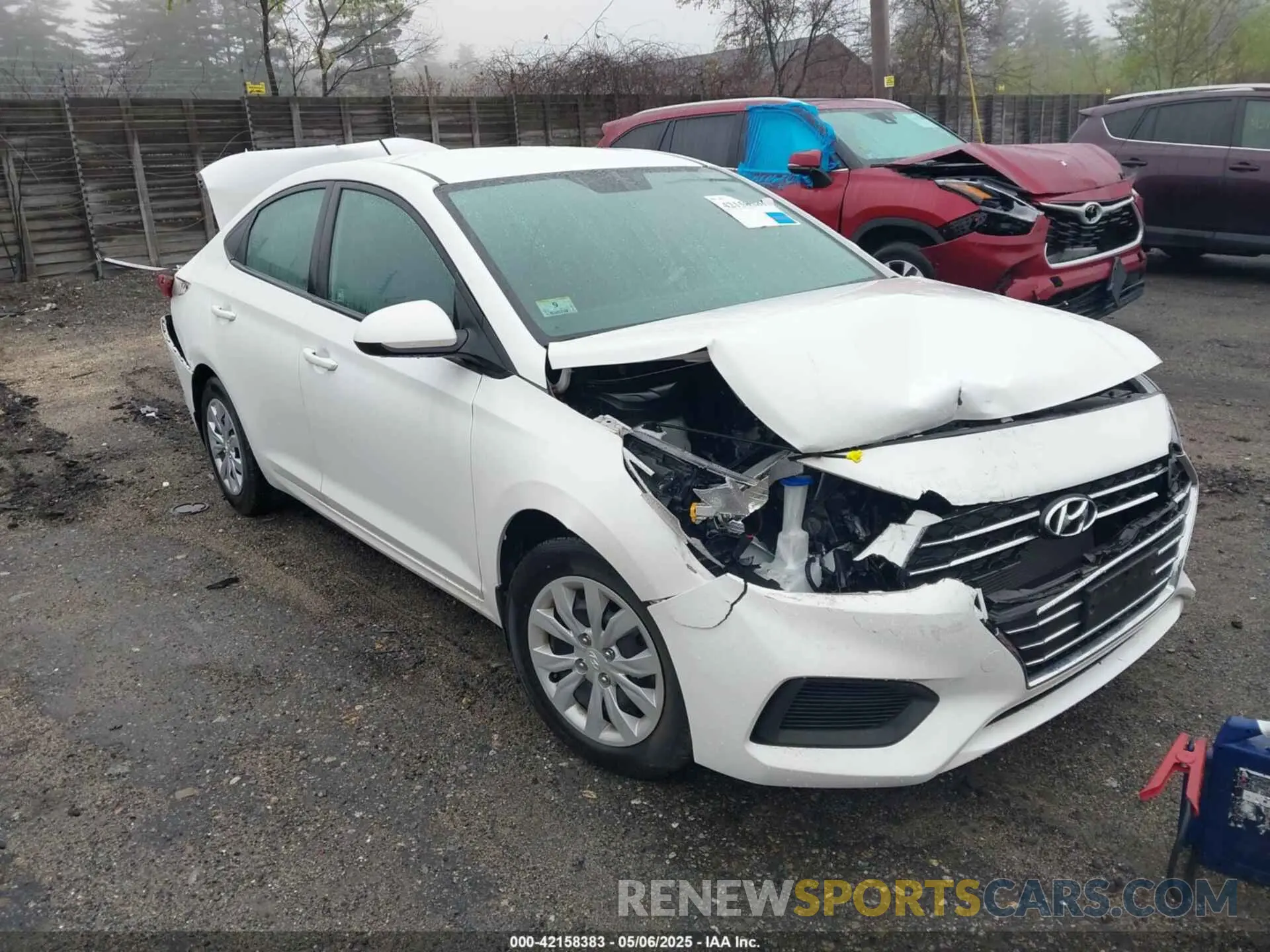 13 fotografías del automóvil dañado 3KPC24A63ME152837 HYUNDAI ACCENT 2021