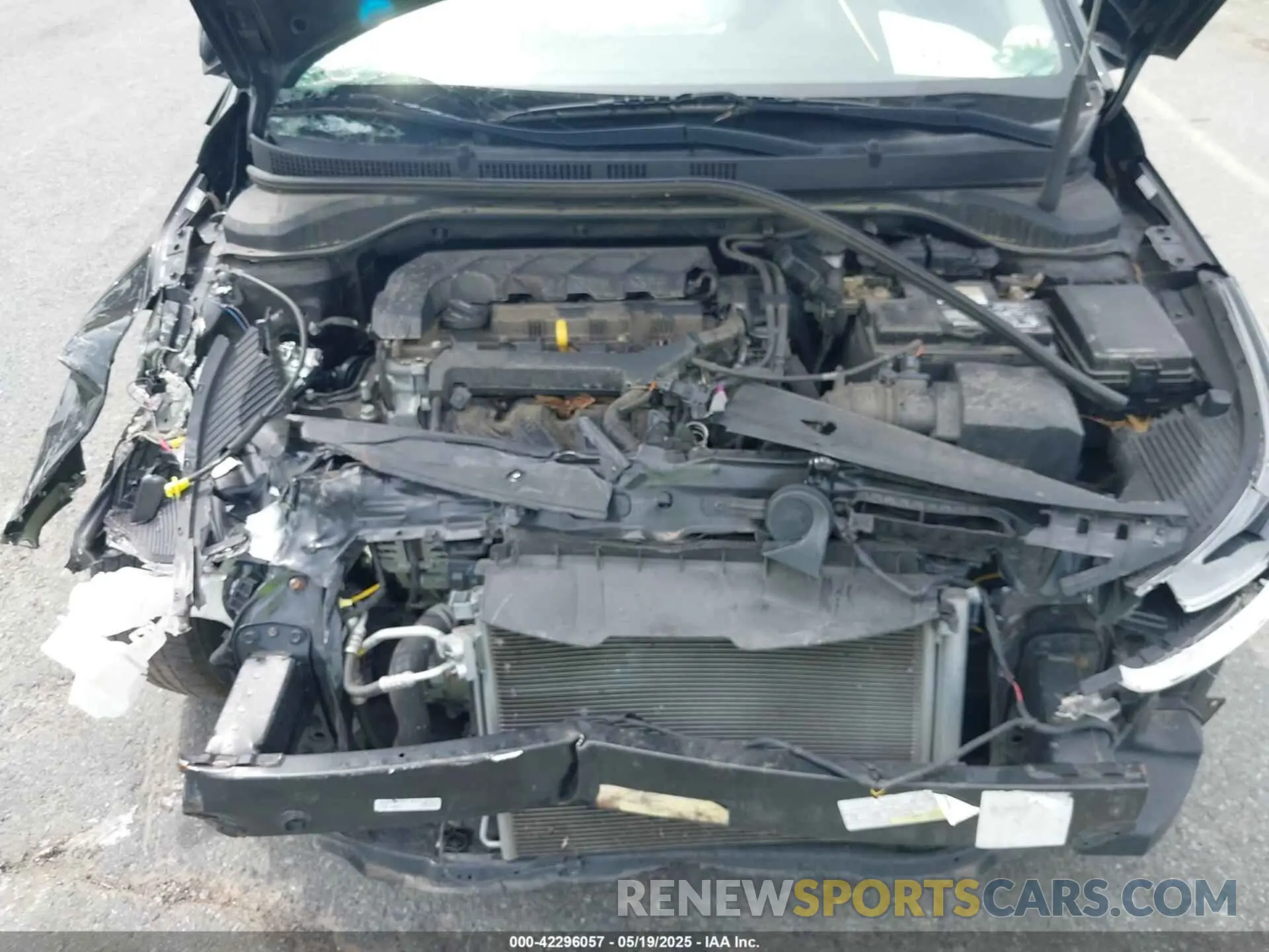 10 fotografías del automóvil dañado 3KPC24A64ME130636 HYUNDAI ACCENT 2021
