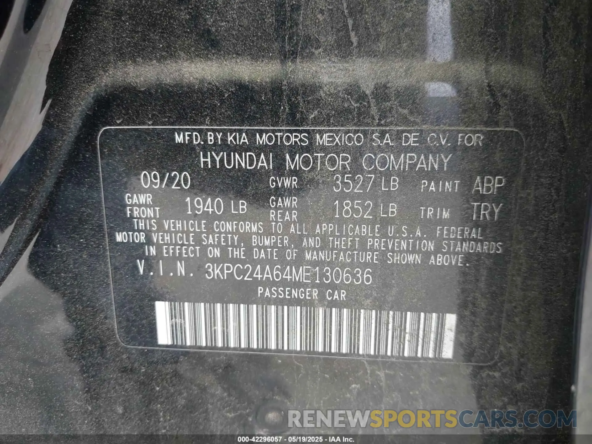 9 fotografías del automóvil dañado 3KPC24A64ME130636 HYUNDAI ACCENT 2021