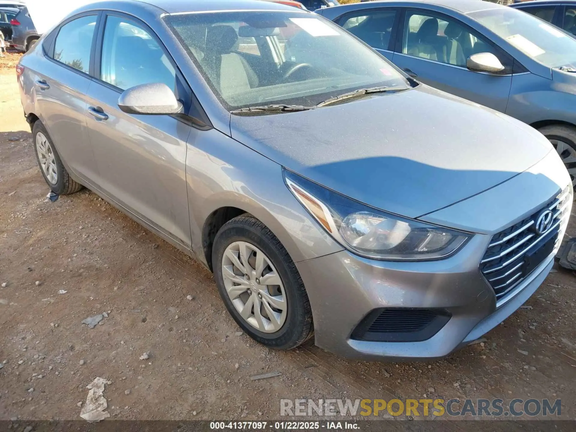 1 fotografías del automóvil dañado 3KPC24A64ME133603 HYUNDAI ACCENT 2021