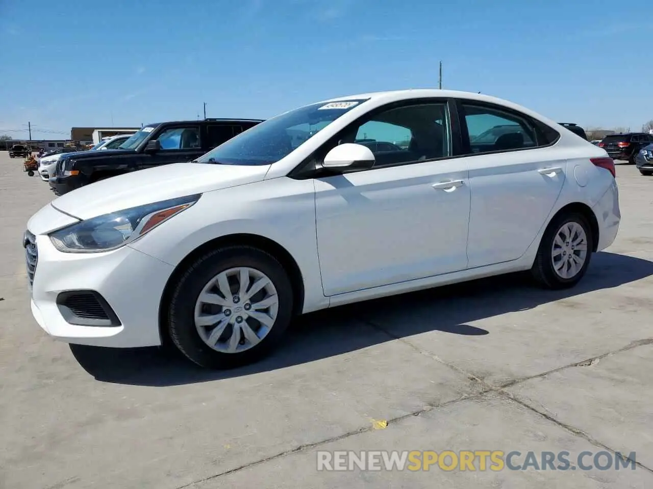 1 fotografías del automóvil dañado 3KPC24A64ME138364 HYUNDAI ACCENT 2021