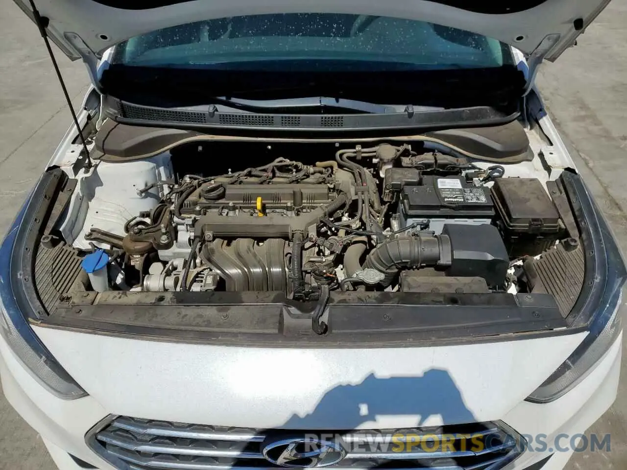 11 fotografías del automóvil dañado 3KPC24A64ME138364 HYUNDAI ACCENT 2021