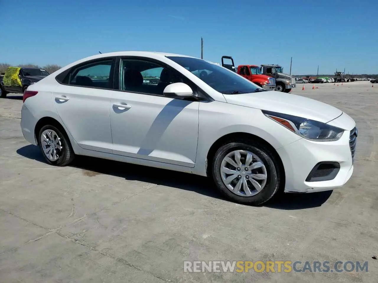 4 fotografías del automóvil dañado 3KPC24A64ME138364 HYUNDAI ACCENT 2021