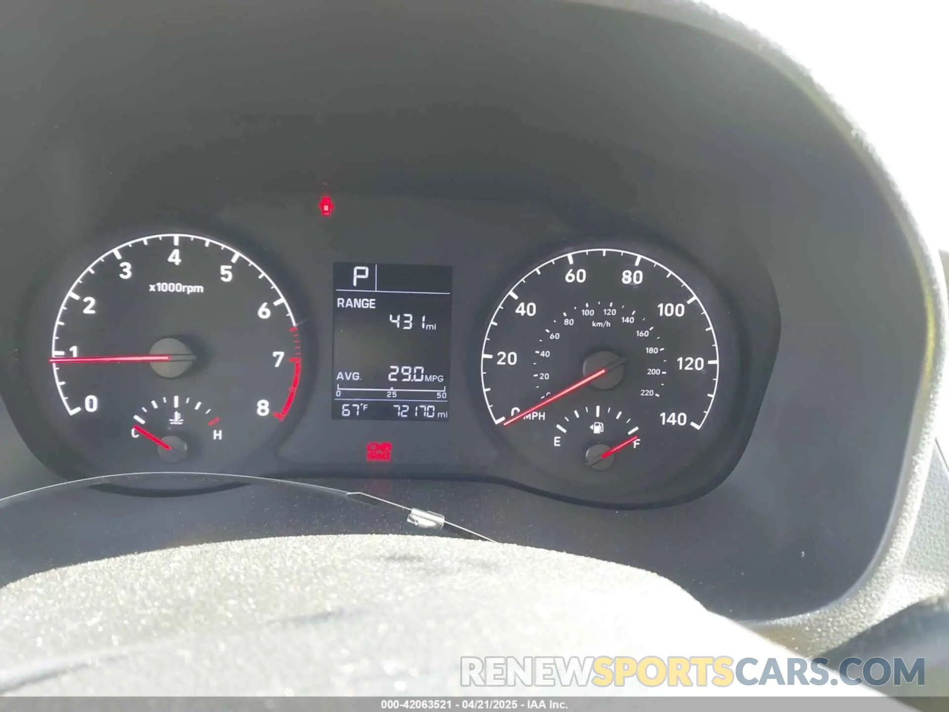 7 fotografías del automóvil dañado 3KPC24A64ME146982 HYUNDAI ACCENT 2021