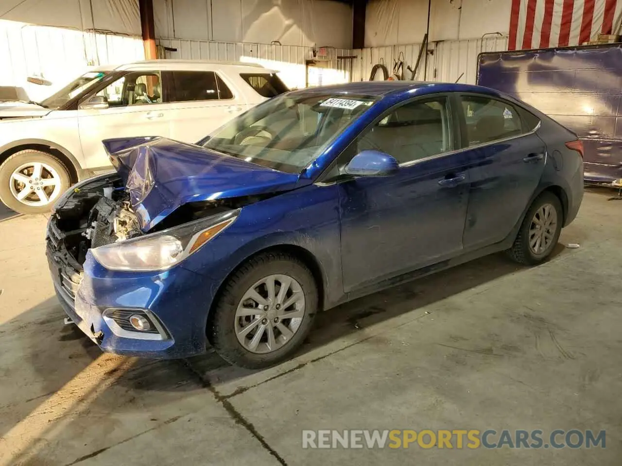 1 fotografías del automóvil dañado 3KPC24A64ME148473 HYUNDAI ACCENT 2021
