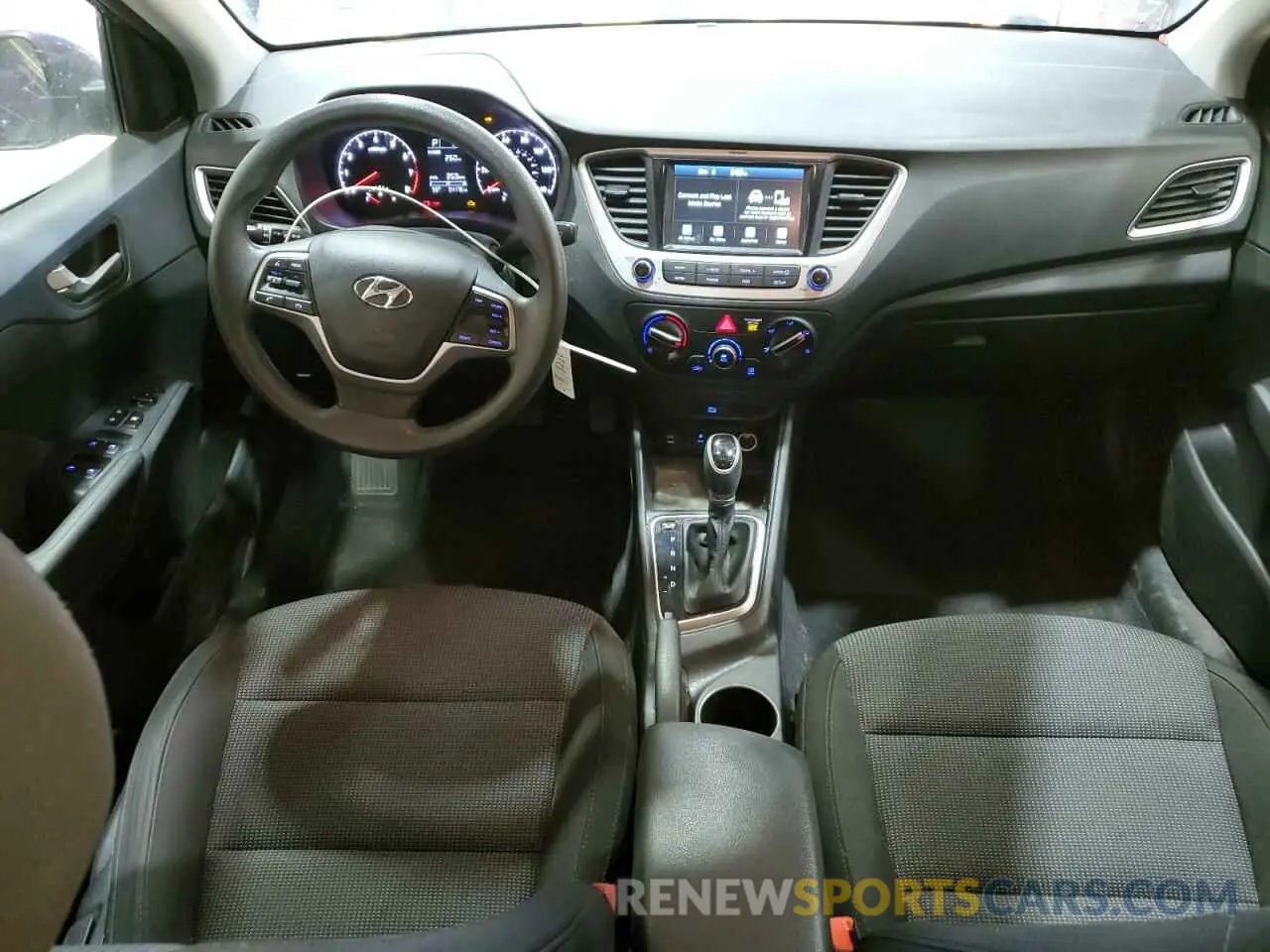 8 fotografías del automóvil dañado 3KPC24A64ME148473 HYUNDAI ACCENT 2021