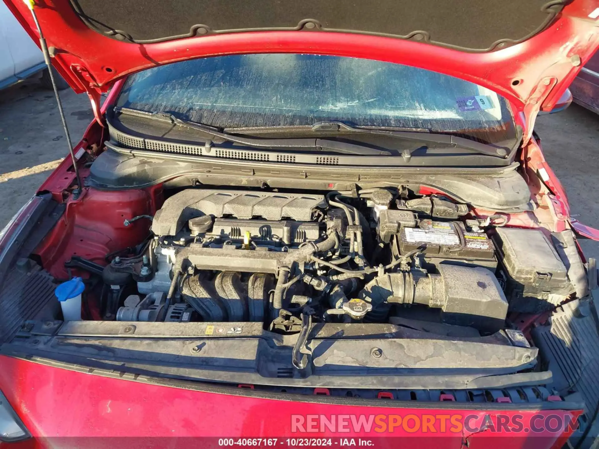 10 fotografías del automóvil dañado 3KPC24A65ME129155 HYUNDAI ACCENT 2021